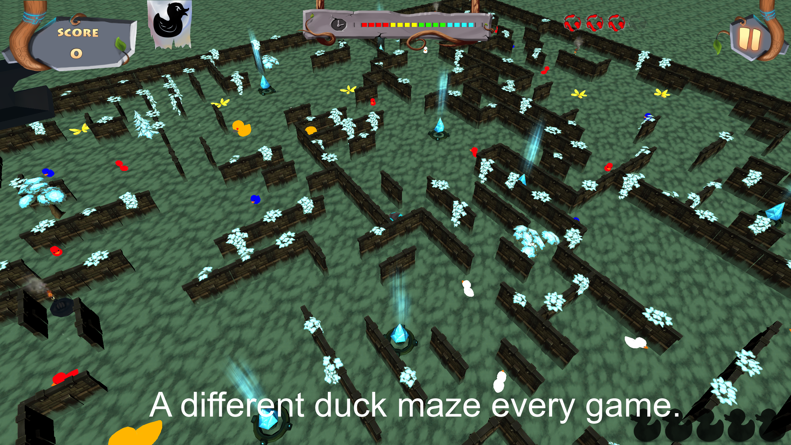 Duck Hair Maze